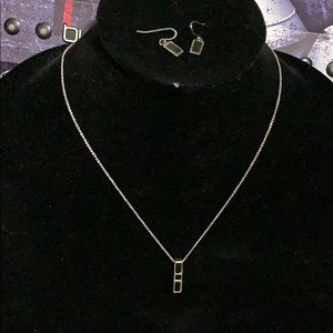 Necklace and earrings set